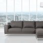 Primrose Sectional Sofa 1829 in Grey Eco-Leather by VIG