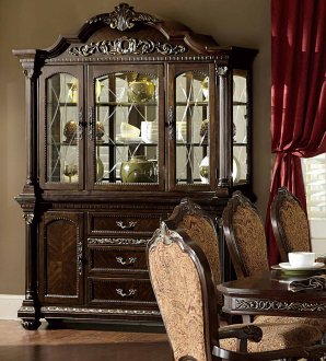 Russian Hill 1808-50 Buffet w/Hutch by Homelegance