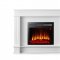 Sophia Electric Fireplace in White