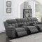 Bahrain Power Motion Sofa 609541P Charcoal by Coaster w/Options