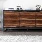 Fulton TV Console CM5212-TV in Dark Oak & Walnut