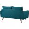 Revive Sofa & Loveseat Set in Teal Fabric by Modway