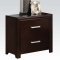 21420 3Pc Ajay Bedroom Set in Espresso by Acme w/Options