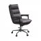 Crursa Office Chair 93170 in Gray Top Grain Leather by Acme