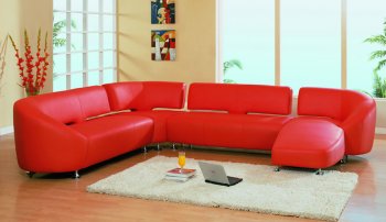 Sectional Sofa GFSS-553 Red [GFSS-553 Red]