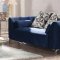 Hellebore Sofa 50435 in Blue Velvet by Acme w/Options