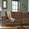 Tulen Motion Sofa & Loveseat Set 98605 in Chocolate by Ashley