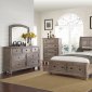 Allegra Bedroom Set B2159 in Pewter by NCFurniture w/Options