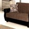 Milano Sofa Bed in Brown Microfiber by Rain w/Optional Items