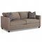 Tilly Sofa in Latte Fabric by Klaussner w/Queen Sleeper