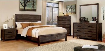 Rexburg CM7382 5Pc Bedroom Set in Dark Gray w/Options [FABS-CM7382Q-Rexburg]