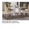 Lisa Dining Table in White High Gloss by ESF w/Options