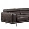 S116 Sofa in Gray Leather by Beverly Hills w/Options