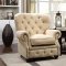 Stanford Sofa CM6269IV in Ivory Fabric w/Options