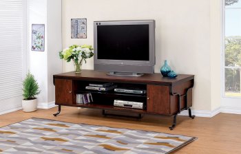 Newbridge CM5452 TV Console in Antique Style Oak [FATV-CCM5452-TV-Newbridge]