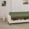 Bella Vista Sofa Bed in Green Fabric by Casamode w/Options