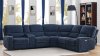 Dundee Power Sectional Sofa 603370PP in Navy Blue by Coaster