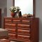 B2700G Bedroom in Oak w/6 Drawer Bed & Options