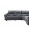 S238 Power Motion Sectional Sofa 5Pc Dark Gray by Beverly Hills