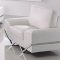 7240 Sofa in White Bonded Leather & PVC by American Eagle