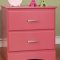 Monroe CM7016-7941PK 4Pc Kids Bedroom Set in Pink w/Options