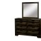 Nikomedes CM7557 Bedroom in Espresso w/Bookcase Headboard