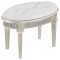 Evangeline Vanity Set 223397 in Silver Oak by Coaster w/Stool