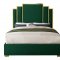 Hugo Bed in Green Velvet Fabric by Meridian