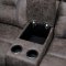 Madrona Hill Recliner Sofa 9989DB in Dark Brown by Homelegance