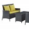 Flourish Patio Sofa 4Pc Set Choice of Color by Modway