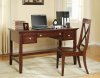 Cherry Finish Modern Home Office Desk w/Optional Chair