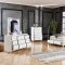 Santana Bedroom Set 5Pc in White by FDF