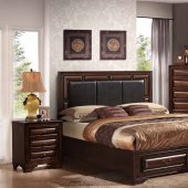 B2750G Bedroom in Cherry w/2 Drawer Bed & Options