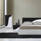 White & Black Verona Moden Bedroom w/Optional Casegoods