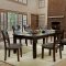 Josie 7Pc Dining Set CM3857T in Brown Cherry w/Options