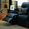 Black Leatherette Home Theater Recliner Seats W/Cup Holders