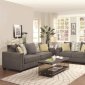 Kelvington Sofa in Grey Fabric 501421 by Coaster w/Options