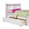 Bobbi CM7852PK 4Pc Youth Bedroom Set in White & Pink w/Options