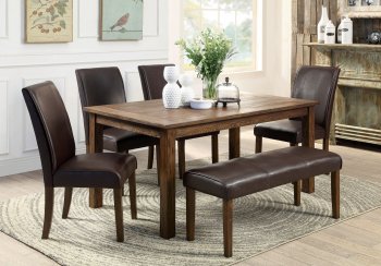 CM3688T Edinburg 5Pc Dining Set in Dark Oak w/Options [FADS-CM3688T Edinburg]