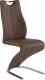 D4126DC Dining Chair Set of 4 in Brown PU by Global