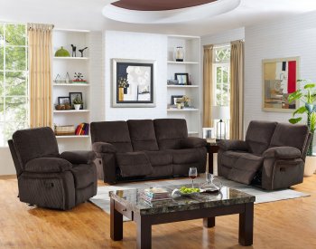 Walker Motion Sofa in Mink Brown Fabric by NCFurniture w/Options [NFS-2204-30 Walker Mink Brown]