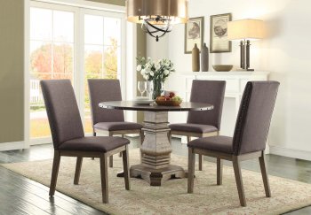 Anna Claire 5428-45RD Dining Table by Homelegance w/Options [HEDS-5428-45RD S1 Anna Claire]