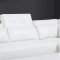 U8859 Sectional Sofa in White Bonded Leather by Global w/Options