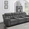 Bahrain Power Motion Sofa 609541P Charcoal by Coaster w/Options