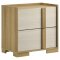 Hyland Bedroom Set 5Pc 215651 in Natural & White by Coaster