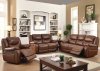 51135 Gibor Power Motion Sofa in Brown Leather by Acme w/Options