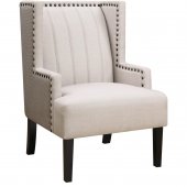 905132 Accent Chair in Light Beige Fabric by Coaster