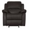 Clarkdale Recliner Sofa 9928DBR in Dark Brown by Homelegance