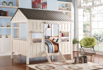 Spring Cottage 37655F Full Bed in White & Black by Acme [AMKB-37655F-Spring-Cottage]