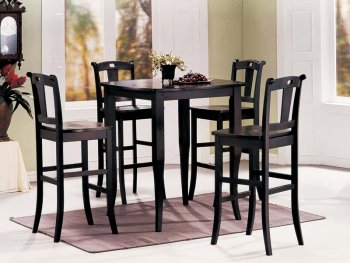 Espresso Finish Modern 5Pc Counter Height Dining Set [YTDS-CA2229-Cavalla]